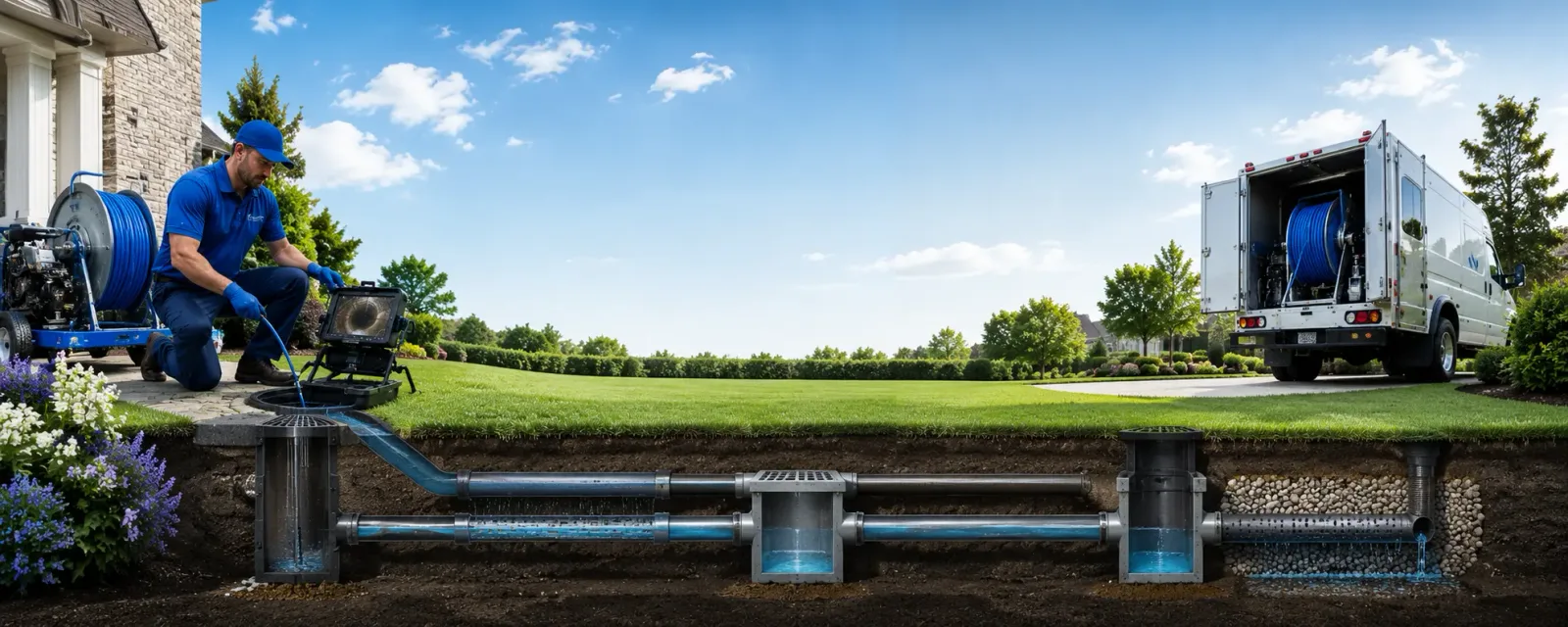 Outdoor drain cleaning information for Glen, NH
